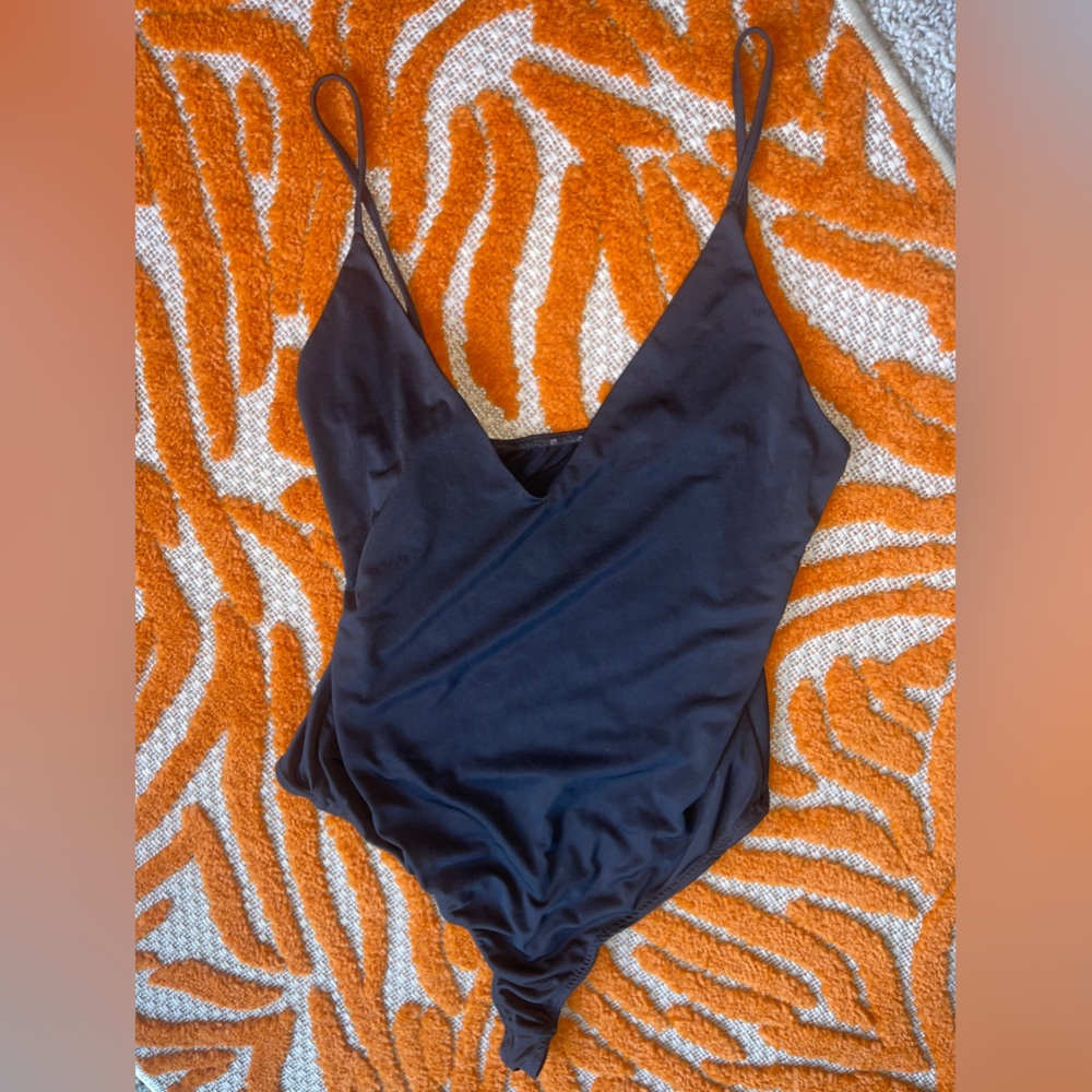 Black Thong Bodysuit